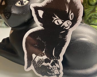 Kitty Skull ( sticker )