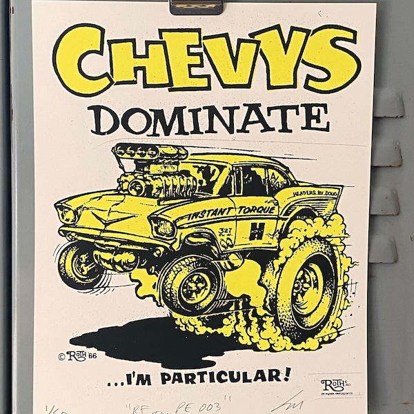 RF TM PE 003 ( 8"x10" Chevys Dominate )