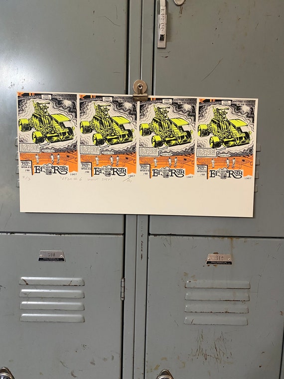 Uncut Sheet of RFOA 6 Rat Fink Silkscreen Mini Prints - Etsy