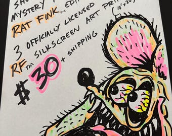 Desmontaje de exposición de arte: Venta de tubos misteriosos (edición Rat Fink)