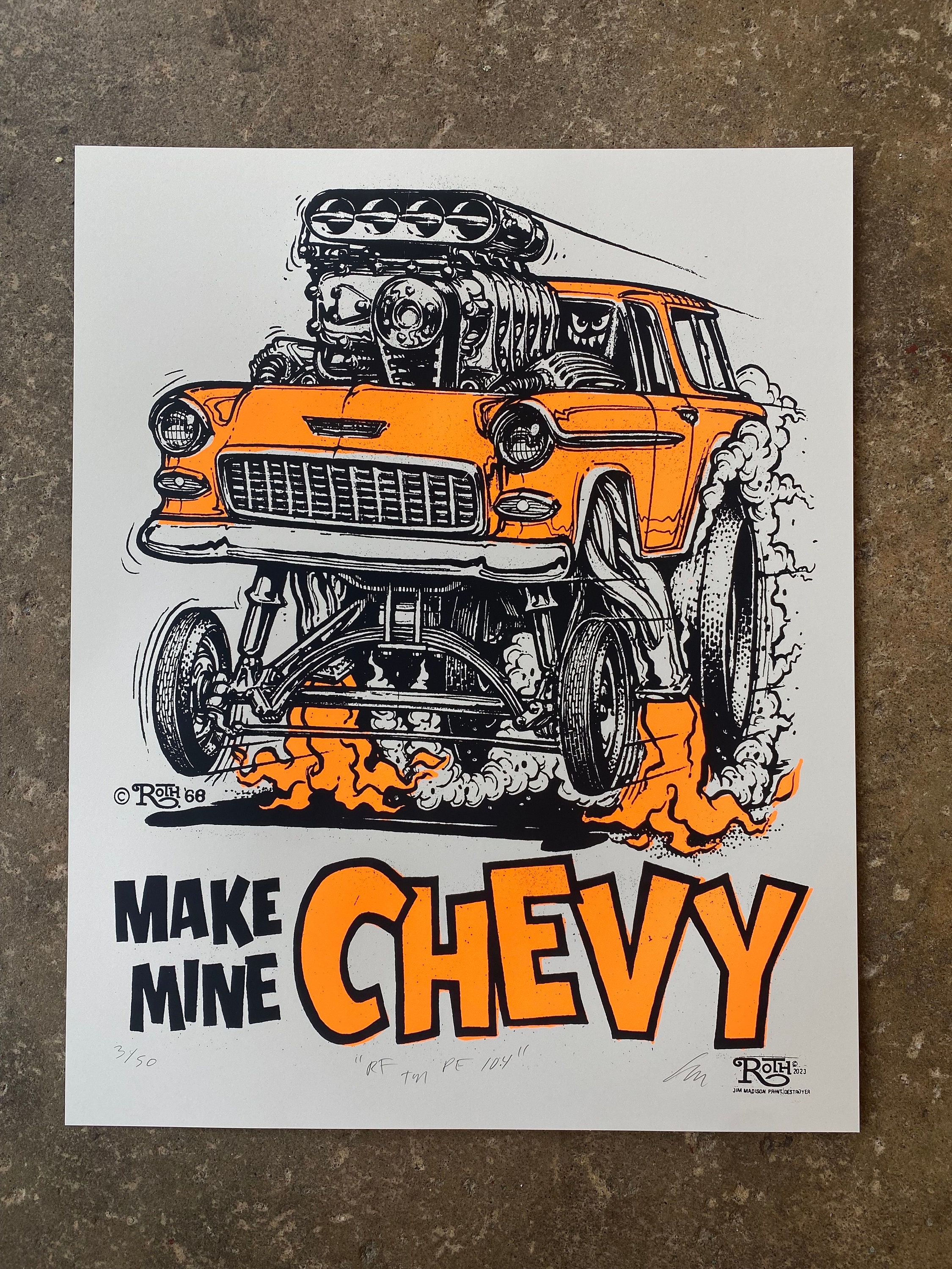 RF TM PE 104 ( Make Mine Chevy ) - Etsy