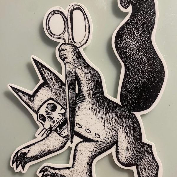 Calavera Max (pegatina)