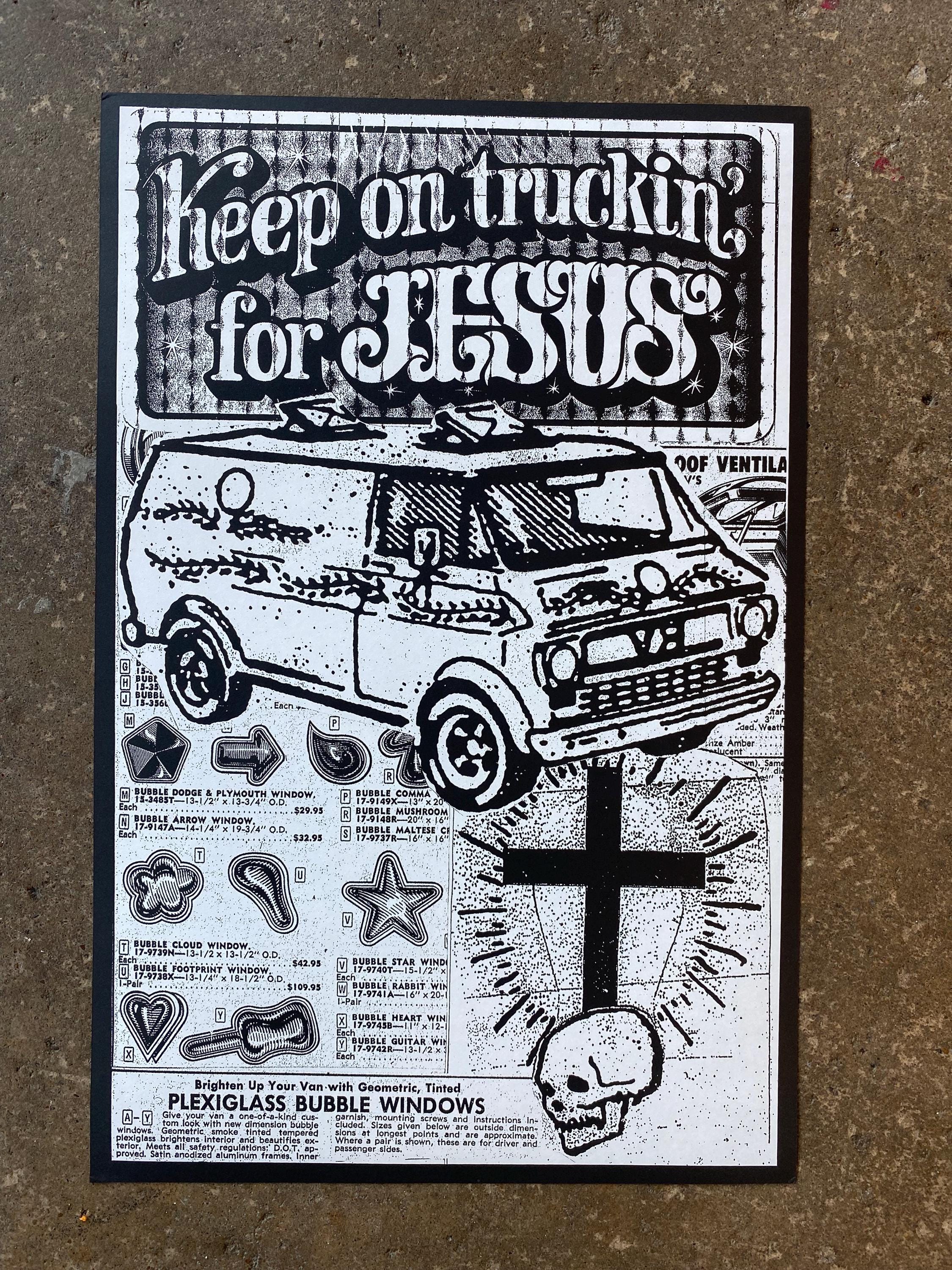 Keep on Truckin' for Jesus - Etsy