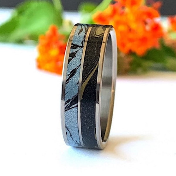 Mokume Gane Rings Etsy