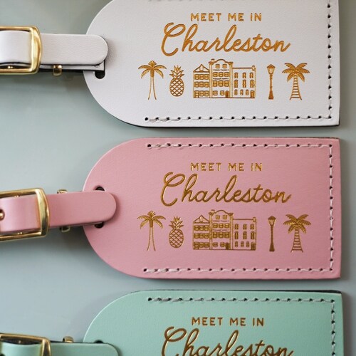 Key West Luggage Tags Save the Date Wedding Favors Bridesmaid Etsy