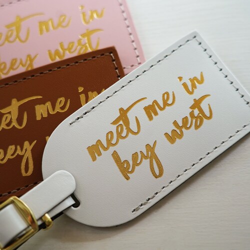 Key West Luggage Tags Save the Date Wedding Favors Bridesmaid Etsy