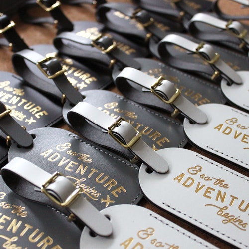 Bulk Wedding Favors Luggage Tags Bridesmaid Gift Save the Etsy