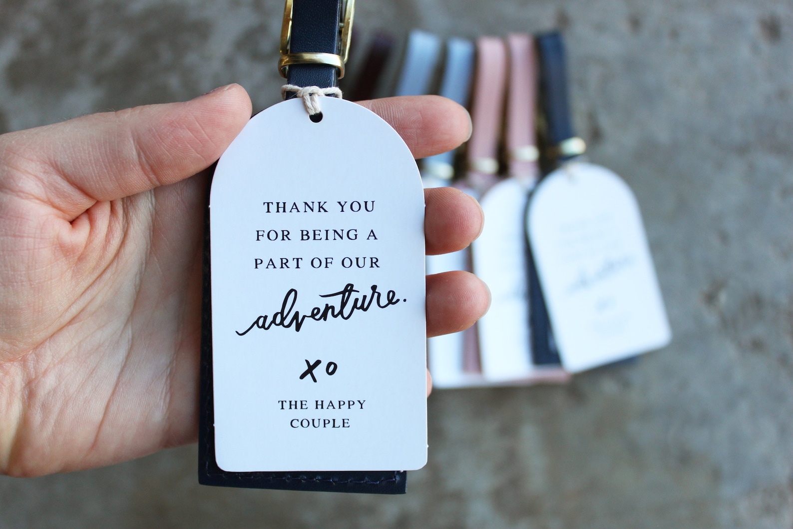 Thank You Hang Tags Favor Tags for Luggage Tag Wedding Etsy
