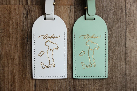 Italy Luggage Tag Wedding Favors Bonded Leather Italian Olive Branch  Bridesmaid Gifts Love is a Journey Adventure Awaits Wanderlust