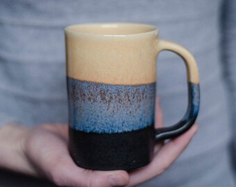 Handmade Ceramic Mug, Pottery Mug, Husband Gift, Fathers Day Gift, Gift For Dad, Coffee Gift, Housewarming Gift,Handmade Pottery