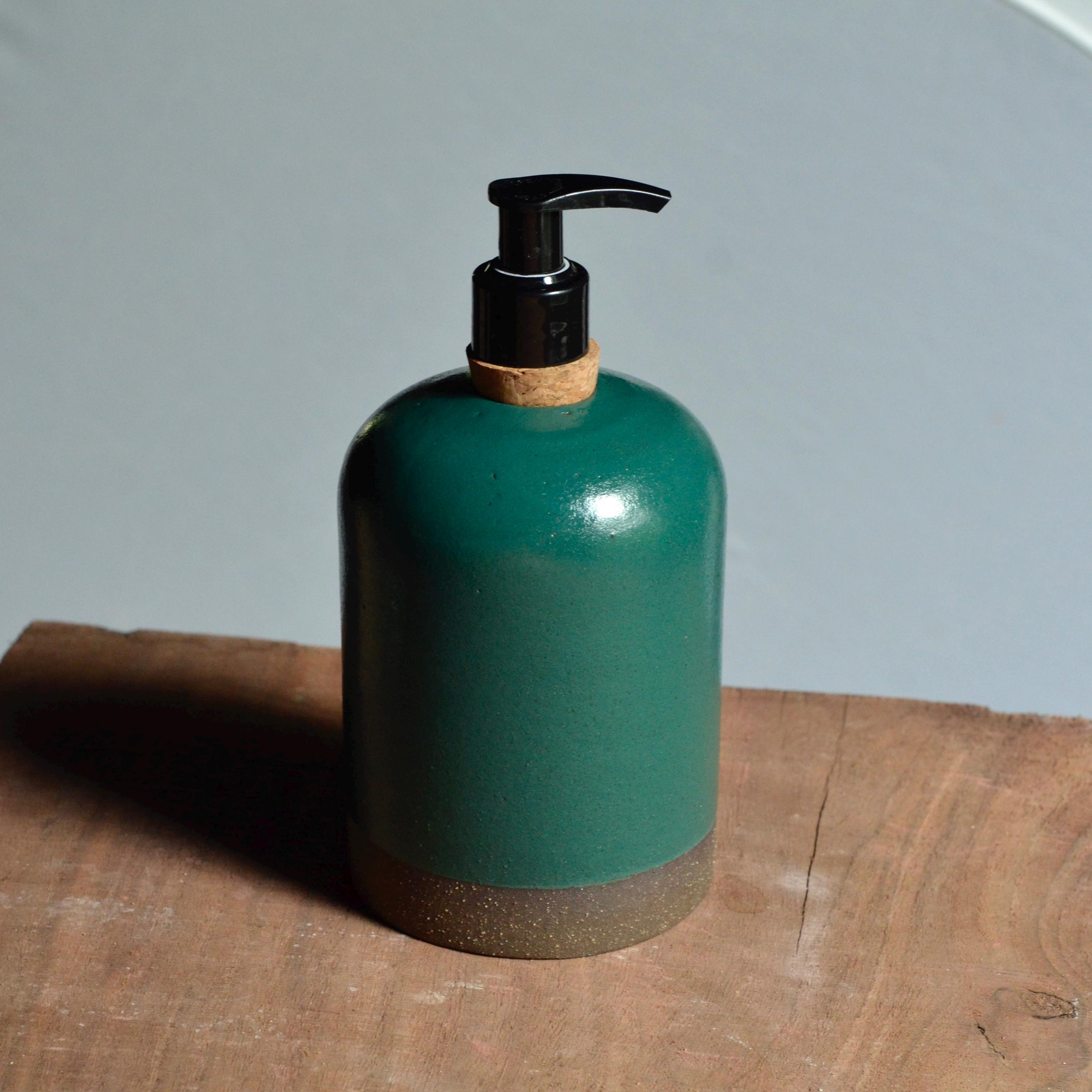 Ceramic Soap Dispenser 20 ounce capacity handmade