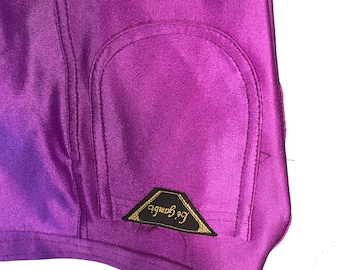 Le' Gambi Purple Lavendar Shimmer tight Pants - 70s Jumping Jack Flash NYC