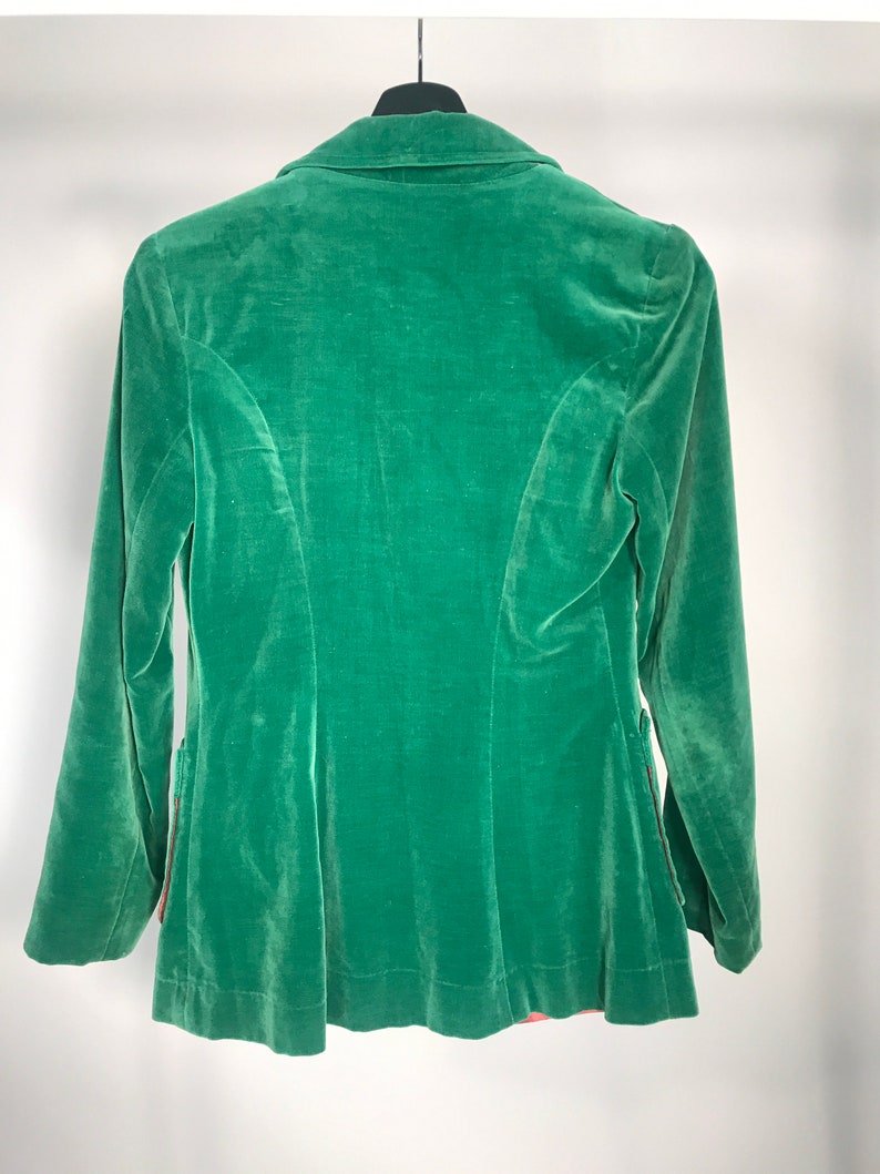 Vintage Bagatelle Green Velvet Blazer Margaret Godfrey Jacket - Etsy