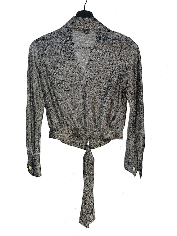 Vintage 1970s Mr Freedom Blk with Silver Lame butt