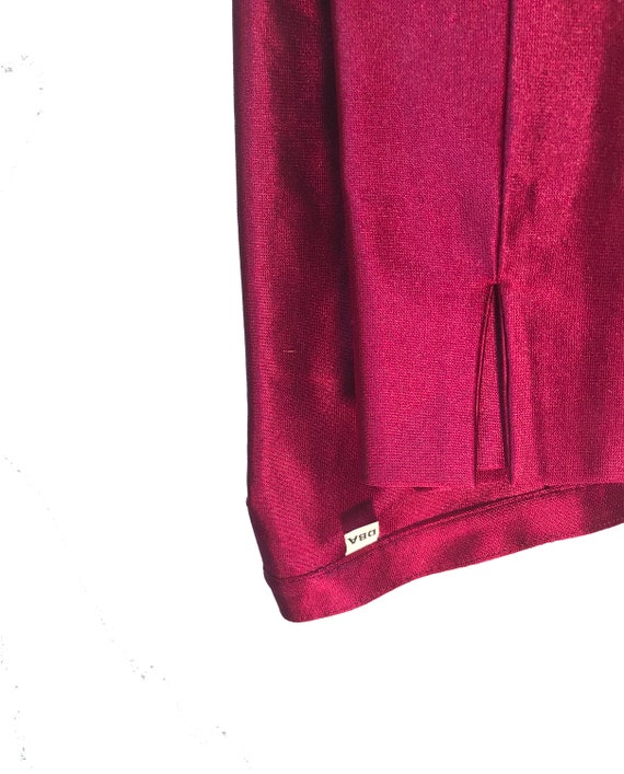 Vintage Bojeangles HW Burgundy shimmer pants - New