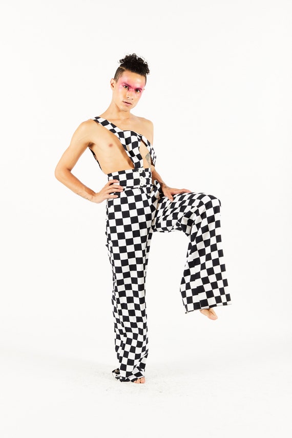 Mr Freedom Vintage Checkerboard Overalls - 70s Jum