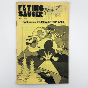 Flying Saucer News, May 1972 - Rare UFO Abduction Book Pamphlet - by James s. Rigberg