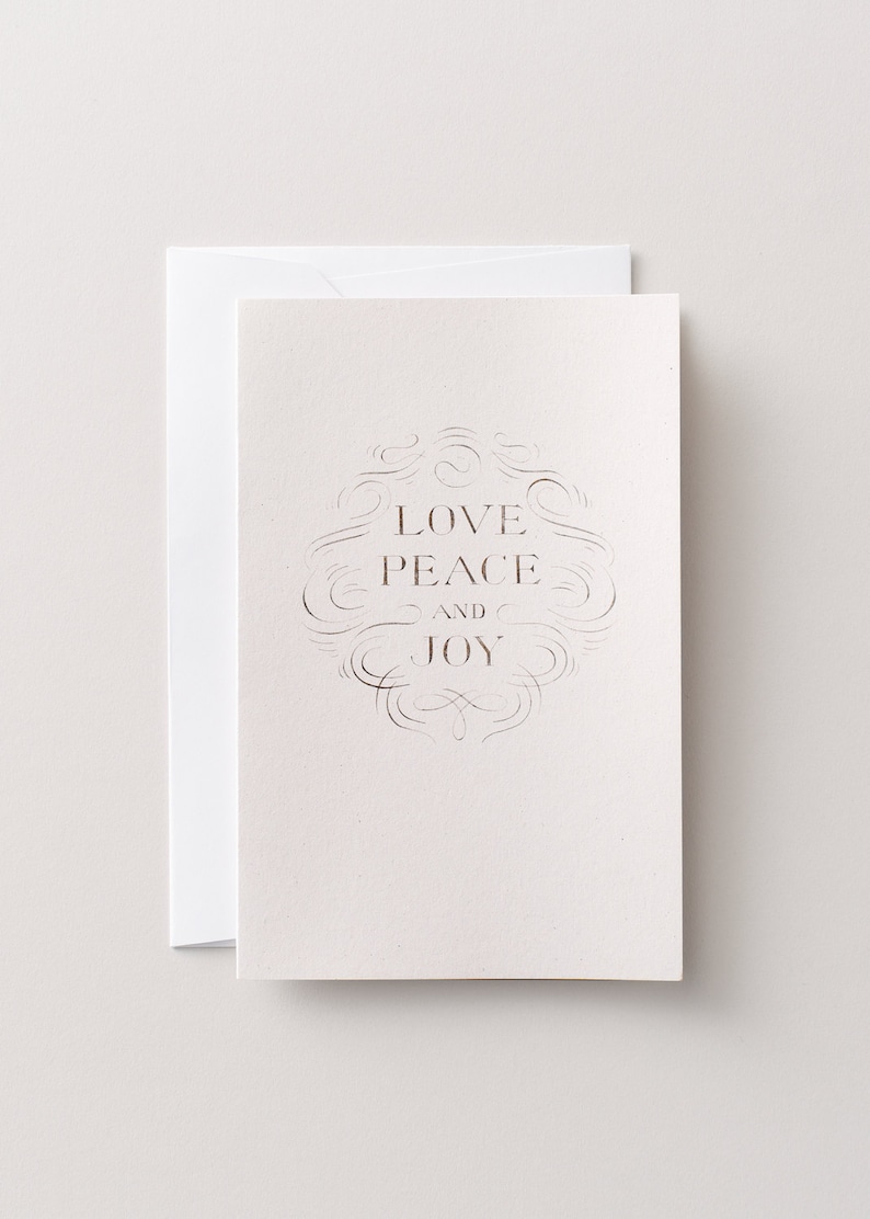 Love, Peace and Joy Box of 6 by Noat image 1