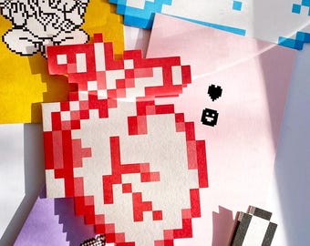 8-bit Heart by Noat