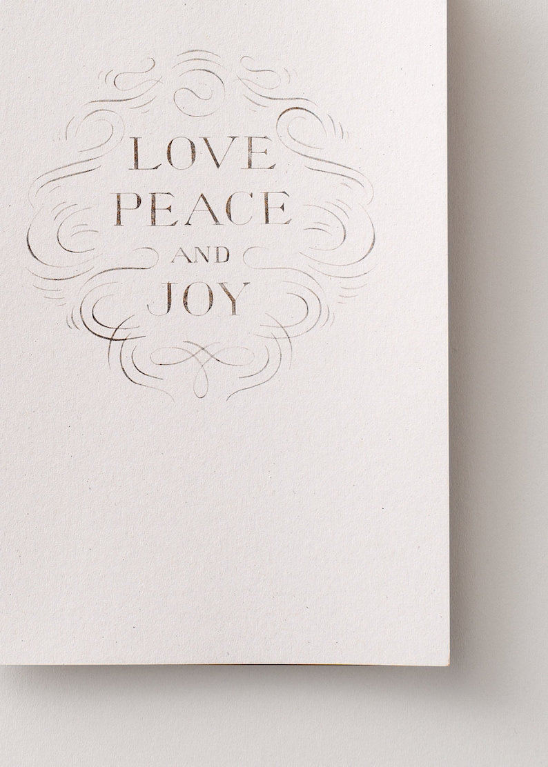 Love, Peace and Joy Box of 6 by Noat image 2
