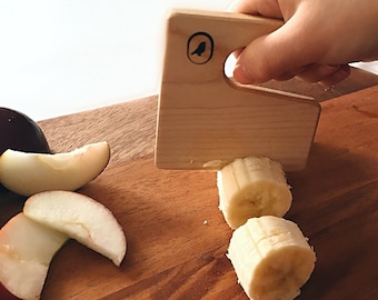 "The Little Kitchen Academy Child Safe Knife" Wooden Child's Knife (FREE Shipping in Canada)