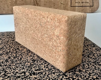 Bloque de yoga hecho de corcho, Productos de yoga, Vegano, hecho en Portugal