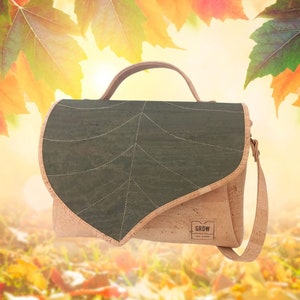 Cartera de hoja de corcho