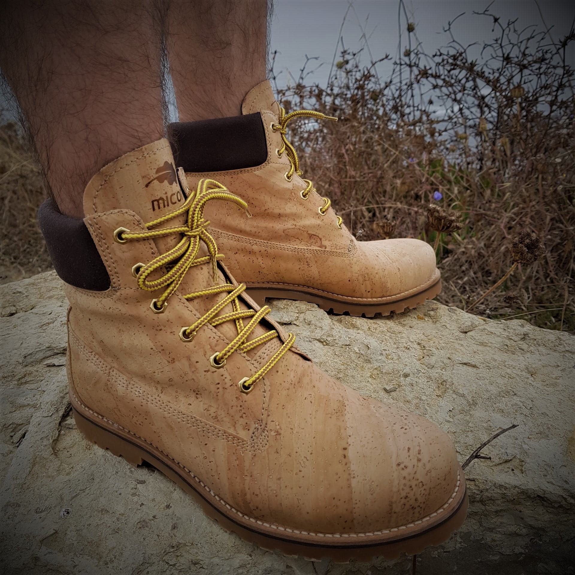 Men Cork Boots VEGAN Etsy
