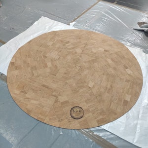 Eco-Friendly Cork and Foam Round Mat (185cm) - Customizable Sizes for Yoga, Meditation, and Home Decor