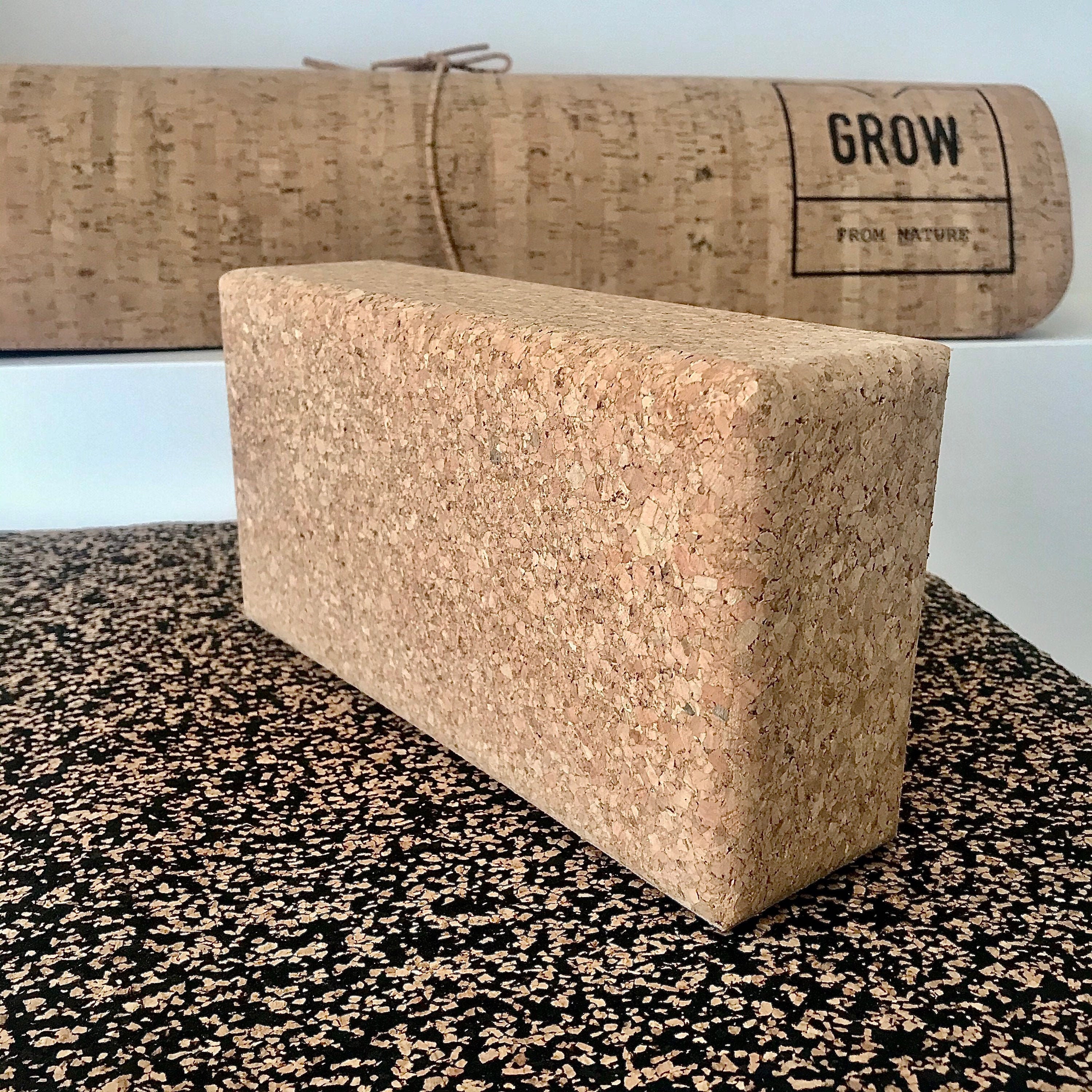 Yoga Block Made of Cork, Yoga Products, Vegan, Made in Portugal 