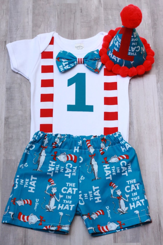 dr seuss 1st birthday outfit