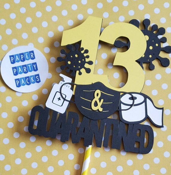 Quarantine Cake Topper Il_570xn