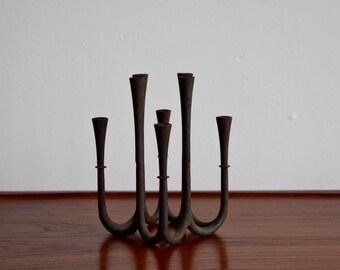 Vintage Iron Candelabra