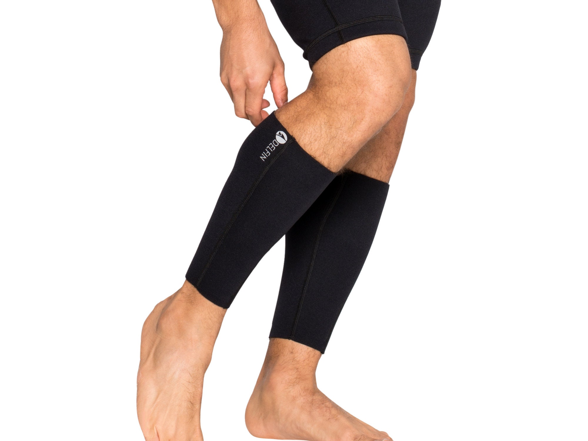 Delfin Compression Calf Sleeves pair Great for Runners shin Splints Colored  Options 