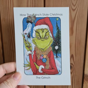 Bösewicht Clans der Grinch (Dr. Seuss' How the Grinch stola Weihnachten) - A6/A5/A4 Druck auf schwerem Patronenpapier