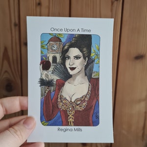 Villain Clans Regina Mills / Evil Queen (Once upon a time) - A6/A5/A4 print op zwaargewicht cartridge papier