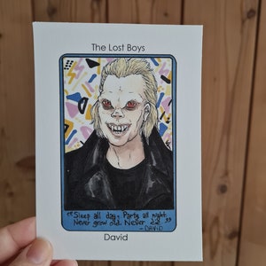 Villain Clans David (Lost boys) - Impressão A6/A5/A4 em papel cartucho de alta gramatura