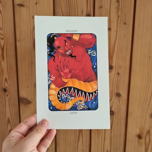 Villain Clans Jafar (Aladdin) - printed on heavyweight cartridge paper