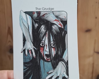 Villain Clans Kayako Saeki (The Grudge) - A6/A5/A4 print on heavyweight cartridge paper