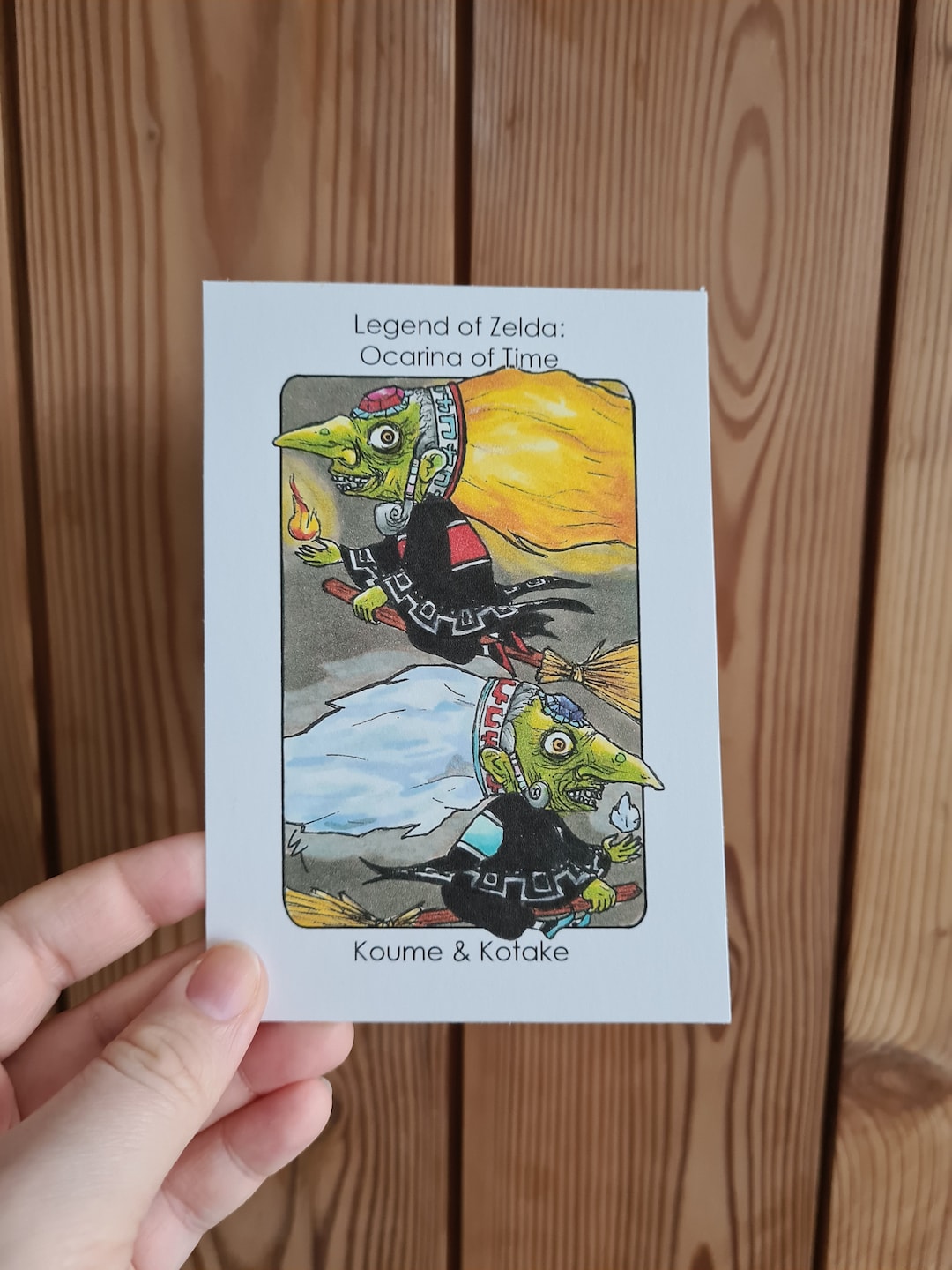 Villain Clans Koume and Kotake legend of Zelda Ocarina of Time A6/A5