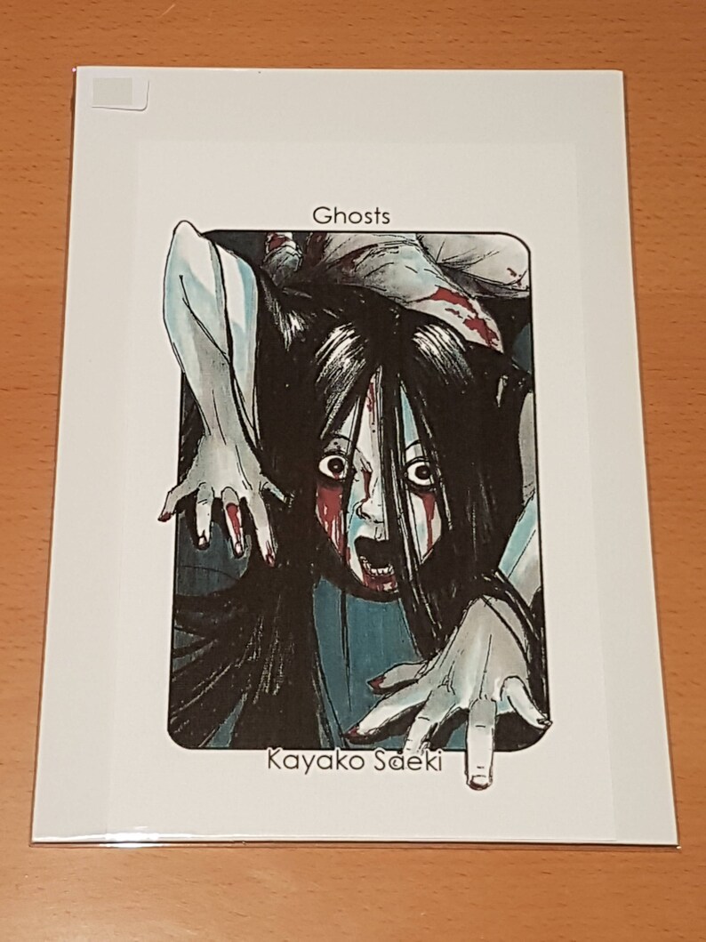 The Grudge A6A5A4 print on heavyweight cartridge paper Villain Clans Kayako Saeki