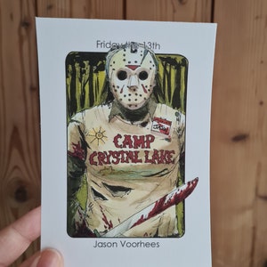 Villain Clans Jason Voorhees (Friday the 13th) - A6/A5/A4 on heavyweight cartridge paper