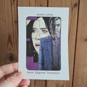 Villain Clans Kilgrave (Jessica Jones) - Impression A6/A5/A4 sur papier cartouche poids lourd