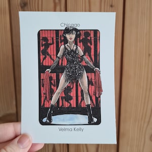 Villain Clans Velma Kelly (Chicago) - stampato su carta a cartuccia pesante