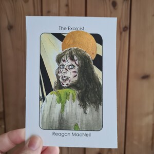 Bösewicht Clans Regan MacNeil (Der Exorzist) - A6/A5/A4 Druck auf schwerem Patronenpapier