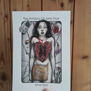 Villain Clans Jane Doe The Autopsy of Jane Doe A6/A5/A4 print on heavyweight cartridge paper image 1