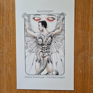 Villain Clans Francis Dolarhyde aka the Red Dragon (Red Dragon) - printed on heavyweight cartridge paper
