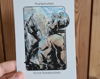 Villain Clans Victor Frankenstein (Frankenstein) - A6/A5/A4 print on heavyweight cartridge paper