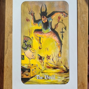 Tirage des arcanes majeurs du Tarot de l'horreur - XV Le Diable