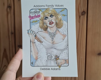 Villain Clans Debbie Adams (Addams Family Values) - A6/A5/A4 print on heavyweight cartridge paper